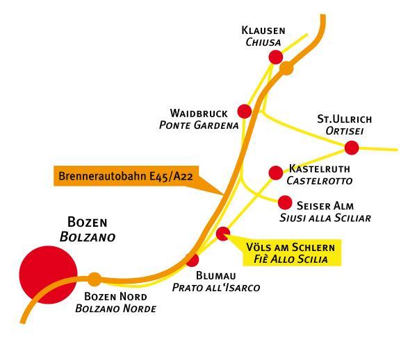 Gasthof Albergo Kreuzwirt Fiè Eksteriør billede